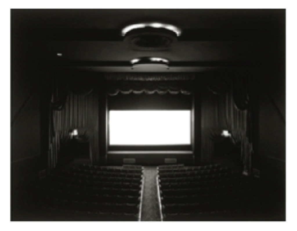 Fig. 7. Hiroshi Sugimoto. Movie Theatre, Trylon Theater, NYC, 1976. 